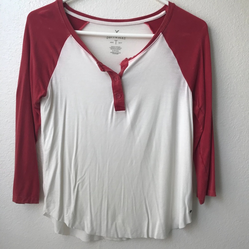 Red Baseball Tee ❤️